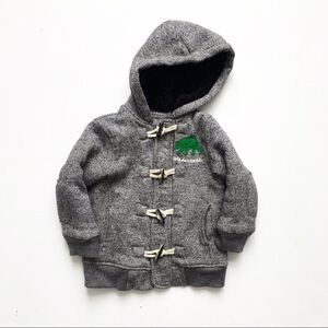 Joe Fresh wilderness plush lined hoodie EUC 2T